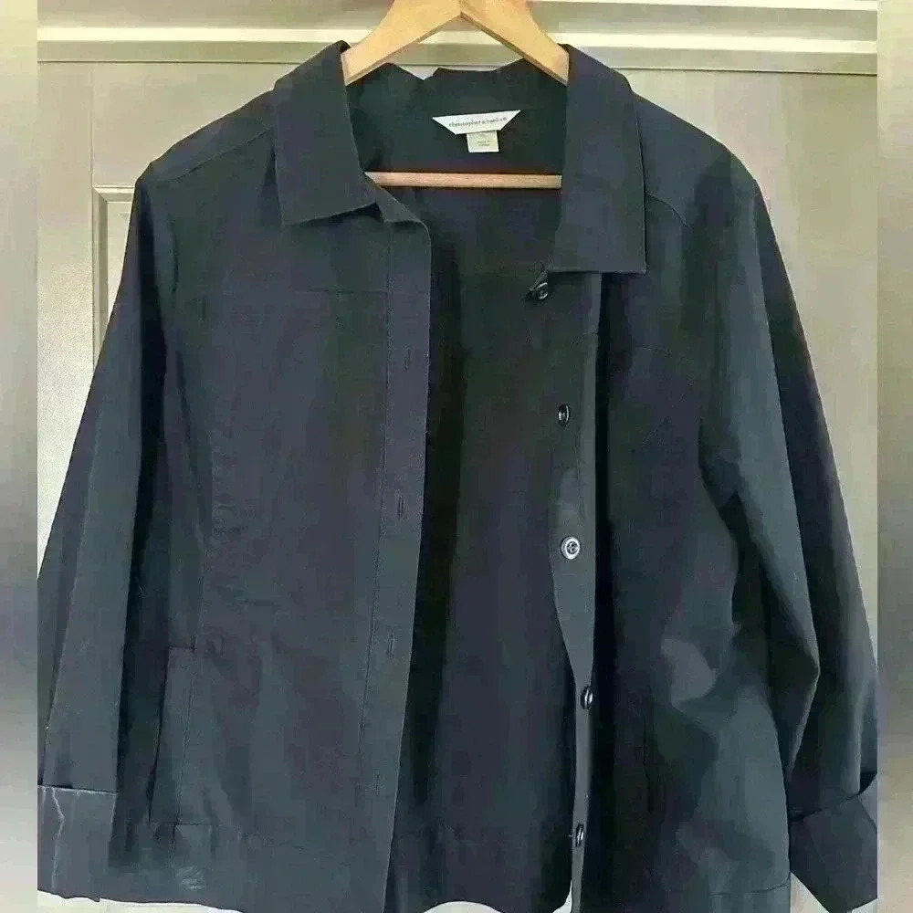 Christopher and Banks navy jacket size XL